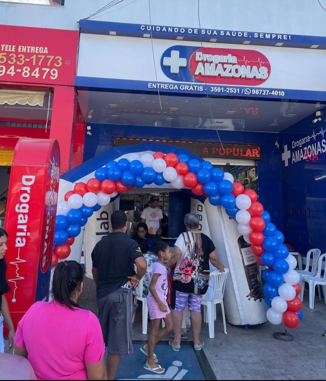 Fachada da Drogaria Amazonas